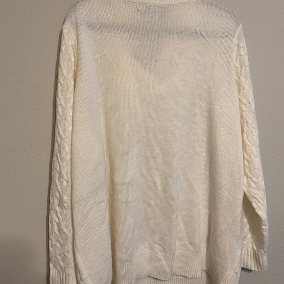 Cream Cowl Neck Sweater - Picture 3 of 9